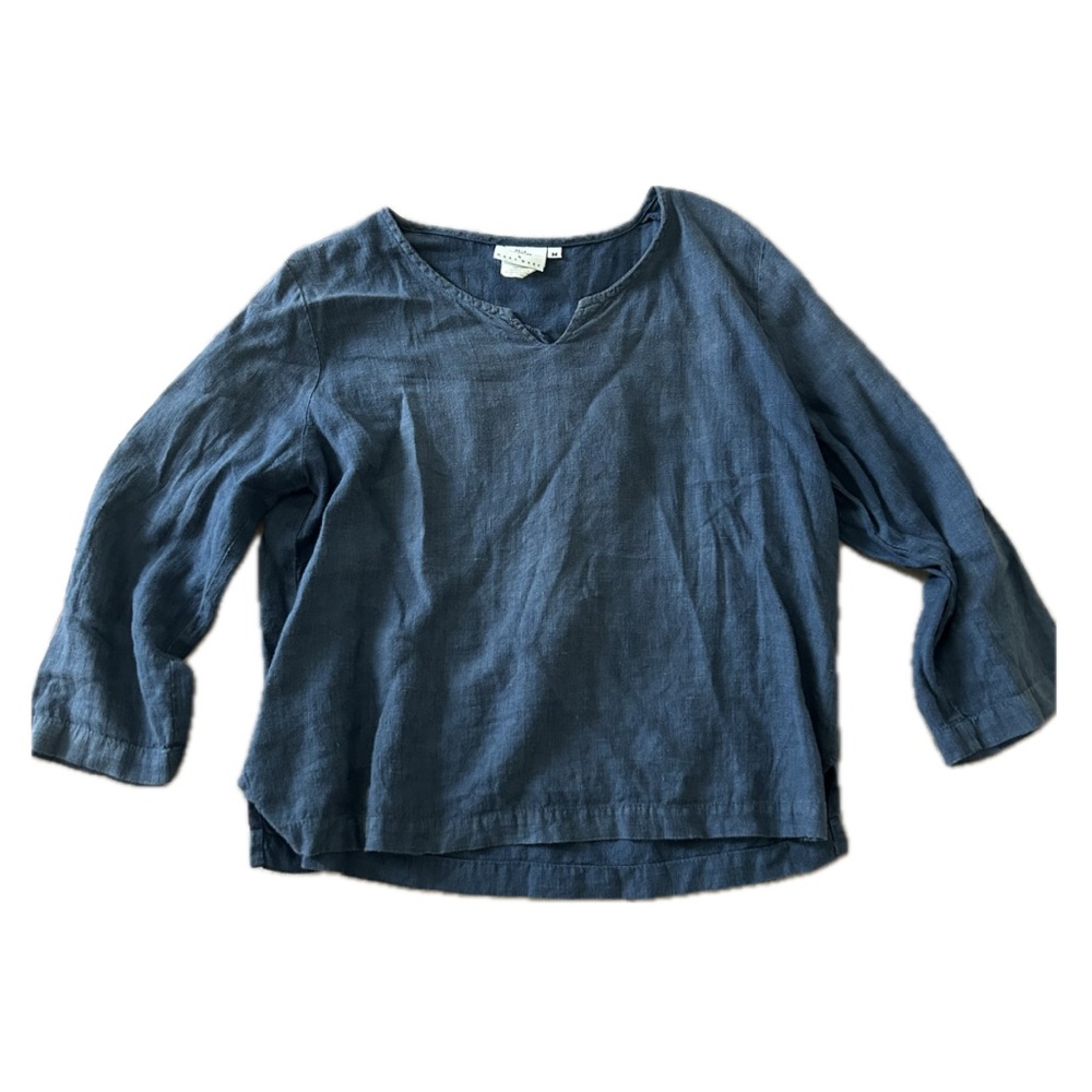 VINTAGE 100% linen top
